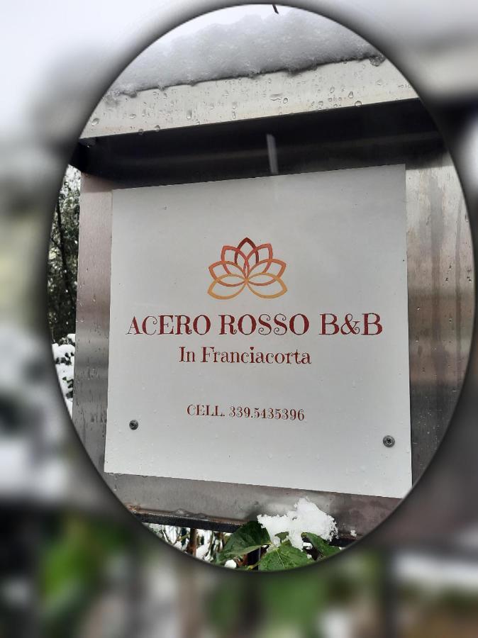 Acero Rosso B&B In Franciacorta แอร์บุสโก ภายนอก รูปภาพ